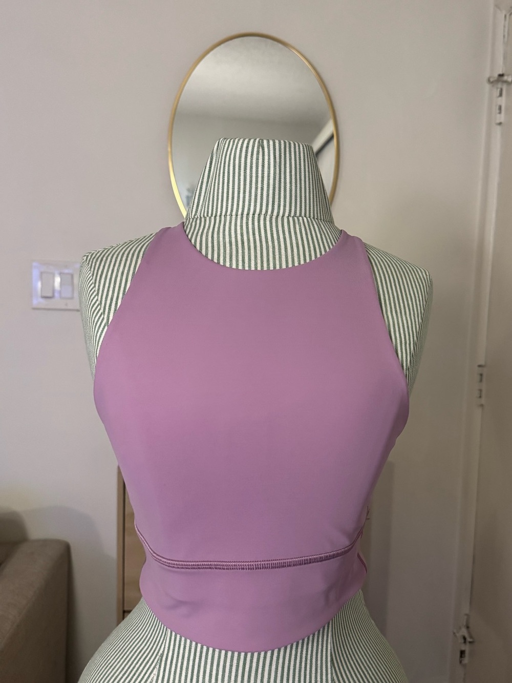 lululemon athletica Lavender High-Neck Tank Top